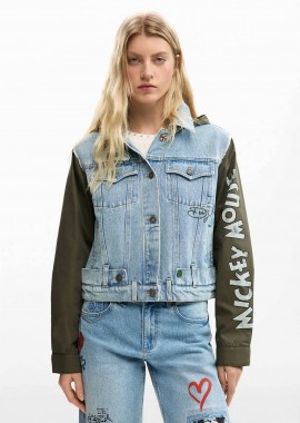 DESIGUAL - Desigual γυναικείo denim jacket με print
