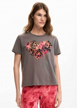 DESIGUAL - Desigual γυναικείο T-shirt με print Regular Fit