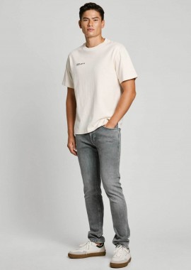 PEPE JEANS - Pepe Jeans ανδρικό τζιν παντελόνι πεντάτσεπο Regular Tapered Fit