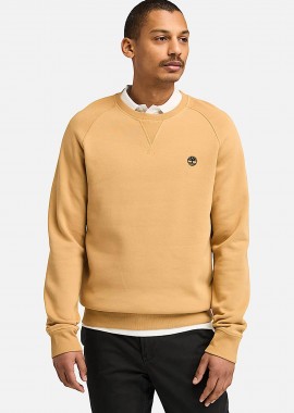 TIMBERLAND - Timberland ανδρική μπλούζα φούτερ με κεντημένο λογότυπο Regular Fit - TB0A2BNKEH31 Μπεζ