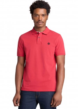 TIMBERLAND - Timberland ανδρική μπλούζα πόλο πικέ με κεντημένο logo tree Regular Fit