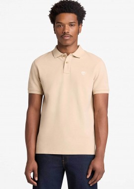 TIMBERLAND - Timberland ανδρική μπλούζα πόλο πικέ με κεντημένο logo tree Regular Fit