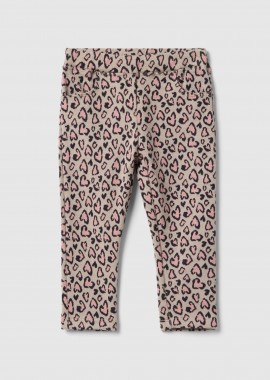 OVS KIDS - OVS βρεφικό παντελόνι με animal print Slim Fit - 002459890 Ροζ