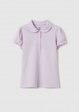 OVS KIDS - OVS παιδική μπλούζα πόλο μονόχρωμη - 002265269 Βιολετί