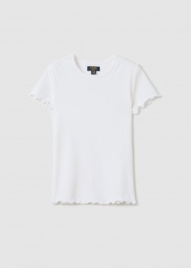 OVS KIDS - OVS παιδικό T-shirt μονόχρωμο Regular Fit - 002264861 Λευκό