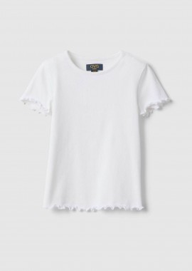 OVS KIDS - OVS παιδικό T-shirt μονόχρωμο Regular Fit - 002575782 Λευκό