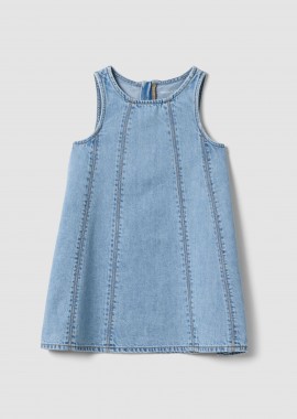 OVS KIDS - OVS παιδικό denim φόρεμα αμάνικο Oversized Fit - 002654699 Denim Blue