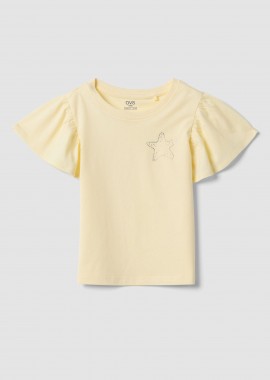 OVS KIDS - OVS παιδικό T-shirt με αστέρι από strass - 002659744 Κίτρινο