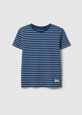 OVS KIDS - OVS παιδικό T-shirt με ριγέ σχέδιο - 002182808 Μπλε Σκούρο