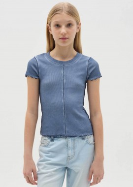OVS KIDS - OVS παιδικό T-shirt acid-wash effect Regular Fit - 002191257 Μπλε