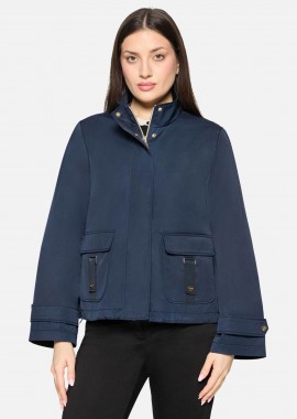 BETTY BARCLAY - Betty Barclay γυναικείο jacket με ψηλό γιακά - 7304/1763 Μπλε Σκούρο
