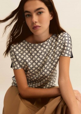 EMME - Emme by Marella γυναικεία μπλούζα με all-over print