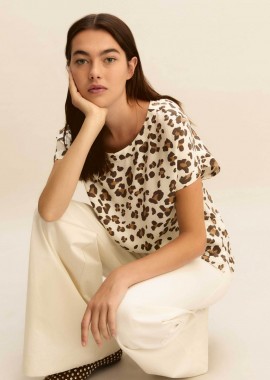 EMME - Emme by Marella γυναικεία μπλούζα με all-over print