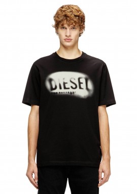 DIESEL - Diesel ανδρικό T-shirt με λογότυπο Regular Fit