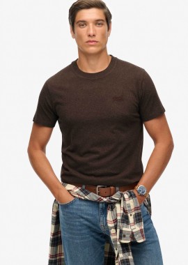 SUPERDRY & CO - Superdry ανδρικό T-shirt με κεντημένο λογότυπο Slim Fit