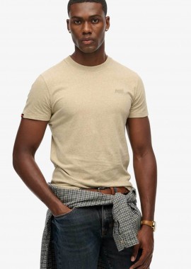SUPERDRY & CO - Superdry ανδρικό T-shirt με κεντημένο λογότυπο Slim Fit