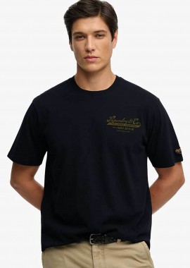 SUPERDRY & CO - Superdry ανδρικό T-shirt με print Loose Fit
