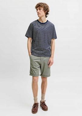 JACK & JONES - JACK & JONES ανδρική βερμούδα chino Regular Fit - 12165604 Λαδί