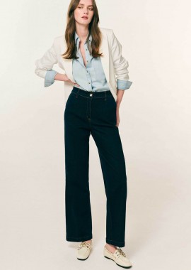 FOREL - Forel γυναικείο τζιν παντελόνι Straight Fit - 082.20.01.075 Μπλε Σκούρο