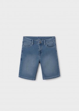 MAYORAL - Mayoral παιδική τζιν βερμούδα - 6203-S25 Denim Blue