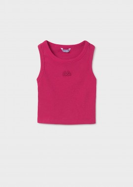 MAYORAL - Mayoral παιδική αμάνικη μπλούζα ribbed - 6032-S25 Φούξια