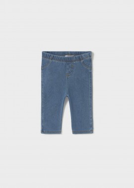 MAYORAL - Mayoral βρεφικό κολάν με όψη denim. - 1759-S25 Denim Blue