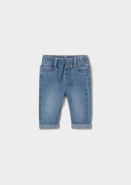 MAYORAL - Mayoral βρεφικό τζιν παντελόνι - 596-S26 Denim Blue Σκούρο