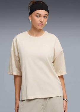PUMA - Puma γυναικείο T-shirt με λογότυπο Oversized Fit