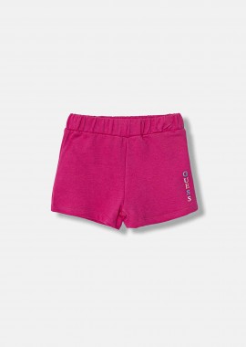 GUESS - Guess παιδικό σορτς με logo print - K6GD03KA6R4 Φούξια