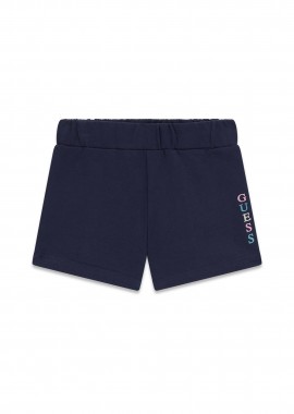 GUESS - Guess παιδικό σορτς με logo print - K6GD03KA6R4 Μπλε Σκούρο
