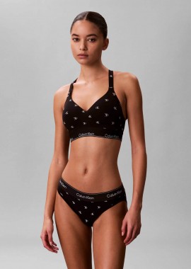 CALVIN KLEIN - Calvin Klein γυναικείο σουτιέν bralette ανόρθωσης - LV00QF8500 Μαύρο