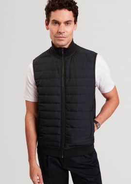 TED BAKER - Ted Baker ανδρικό αμάνικο μπουφάν με καπιτονέ σχέδιο και ψηλό λαιμό Regular Fit
