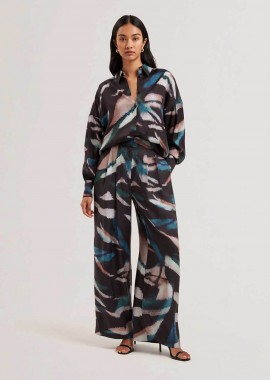 TED BAKER - Ted Baker γυναικείο παντελόνι με εμπριμέ σχέδιο