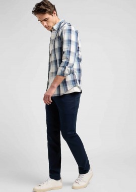 LEE - Lee® ανδρικό παντελόνι chino Slim Fit - 112370609 Μπλε Σκούρο