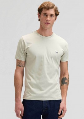 LEE - Lee® ανδρικό T-shirt με logo patch Regular Fit - 112376454 Κρέμ