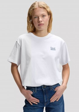 LEE - Lee® γυναικείο T-shirt με λογότυπο και lettering στο πίσω μέρος Relaxed Fit