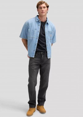 LEE - Lee ανδρικό τζιν παντελόνι Regular Fit '' West'' - 112376411 Μαύρο