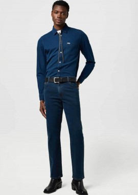 WRANGLER - Wrangler® ανδρικό τζιν παντελόνι πεντάτσεπο Regular Straight Fit