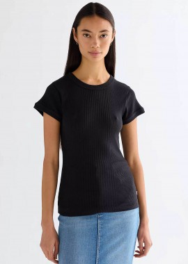 WRANGLER - Wrangler® γυναικείο T-shirt ribbed Slim Fit