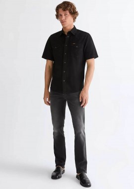 WRANGLER - Wrangler® ανδρικό τζιν παντελόνι πεντάτσεπο Straight Fit