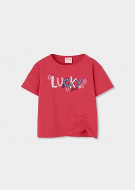 BOBOLI - Boboli παιδικό Τ-shirt με letter print - 303062 Κόκκινο