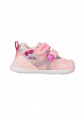 BIOMECANICS - Biomecanics βρεφικά sneakers με σχέδιο καρδιά (20-25) - 262133 Ροζ