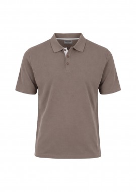 SEINSE - Seinse ανδρική μπλούζα πόλο μονόχρωμη Regular Fit - PE3280SS 126 Καφέ Ανοιχτό