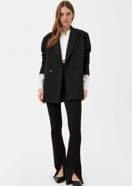 HUGO - Hugo Boss γυναικείο παντελόνι ψηλόμεσο Slim Fit