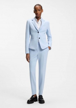 HUGO - Hugo Boss γυναικείο παντελόνι μονόχρωμο Slim Fit