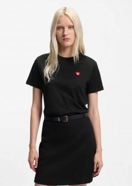 HUGO - Hugo Boss γυναικείο T-shirt βαμβακερό με λογότυπο