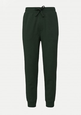 HUGO - Hugo Boss ανδρικό βαμβακερό παντελόνι φόρμας μονόχρωμο με διακριτικό λογότυπο