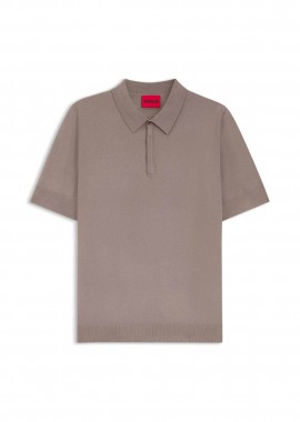HUGO - Hugo Boss ανδρική μπλούζα πόλο μονόχρωμη Regular Fit