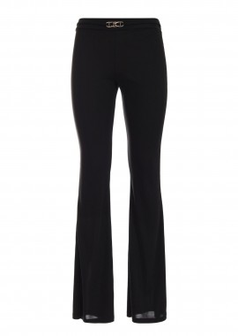 JUST CAVALLI - Just Cavalli γυναικείο παντελόνι ελαστικό - 80PAC101J0253 Μαύρο