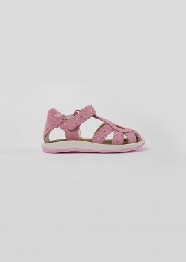 CAMPER - Camper βρεφικά nubuck πέδιλα με μεταλλιζέ λεπτομέρειες